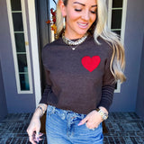 Everyday Amour Heart Sweater