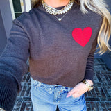 Everyday Amour Heart Sweater