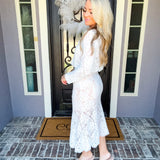 White Haute Elegance Skirt