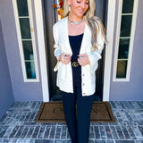 Hampton Luxe Cardigan - Ivory