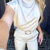 Always Polished Satin Trousers