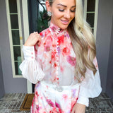 Parisian Day Dream Floral Blouse