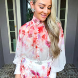 Parisian Day Dream Floral Blouse