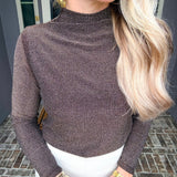 Diamond Heiress Sparkle Top - Gold