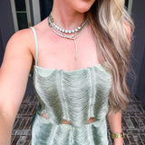 Emerald Coast Fringe Top
