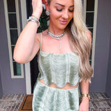 Emerald Coast Fringe Top