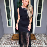 Resort Royalty Fringe Dress