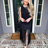 Resort Royalty Fringe Dress