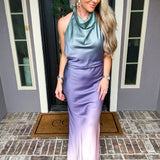 Pink Riviera Silk Dress