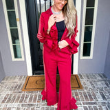 MVP Ruffle Track Pants