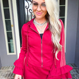 MVP Ruffle Track Jacket