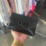 Valencia Royale Jeweled Purse - Black