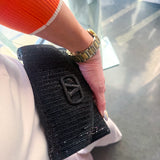 Valencia Royale Jeweled Purse - Black