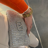 Valencia Royale Jeweled Purse - Silver