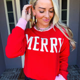 Merry - Red/Pink Sweater