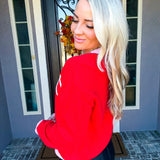 Merry - Red/Pink Sweater