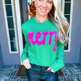 Green Merry Sweater