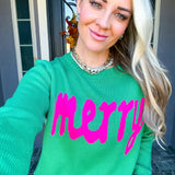 Green Merry Sweater