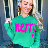 Green Merry Sweater