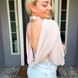 Turn Heads Scoop Back Bodysuit