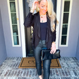 Casual Edit Cardigan - Black