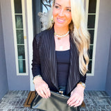 Casual Edit Cardigan - Black