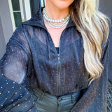 Crystal Crush Jeweled Jacket