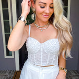 Divine Goddess Pearl Bustier