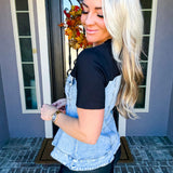 City Queen Denim Top