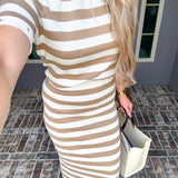 Seaside Chic Striped Skirt