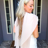 Fashionably Late Cape Top