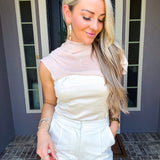 Fashionably Late Cape Top