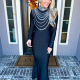 Million Dollar Muse Jewel Bodycon Dress