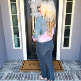 Back In Black Frayed Jean