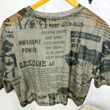 Front Page Babe, Newspaper Print Top