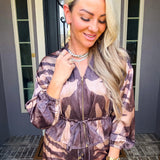 Purple Prowl Zebra Top