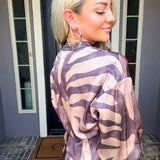 Purple Prowl Zebra Top