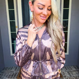 Purple Prowl Zebra Top