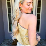 Sunset Terrace One Shoulder Top