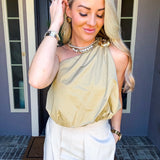 Sunset Terrace One Shoulder Top