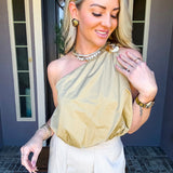 Sunset Terrace One Shoulder Top