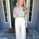 Effortless Chic Wide Leg Trouser
