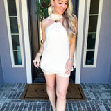 Champagne Coast Scarf Detail Top