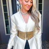 House Of Style Belted Top