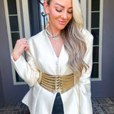 House Of Style Belted Top