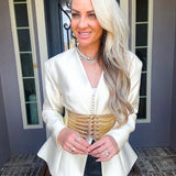 House Of Style Belted Top