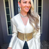 House Of Style Belted Top