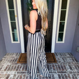 Vogue Moment Striped Belted Trousers
