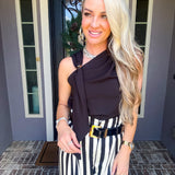 City Lights Gold Detail Top