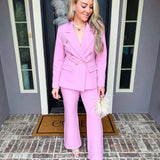 Amour In Pink Blazer